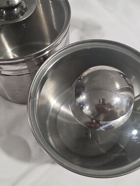 Mainstays Stainless Steel Canister Set - Silver